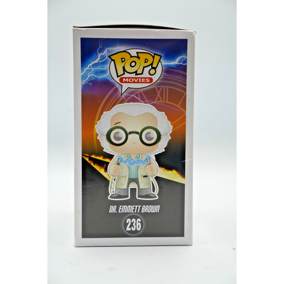 Funko Pop! Back to the Future Dr. Emmett Brown #236 Exclusive Loot Crate Edition - Picture 3 of 7